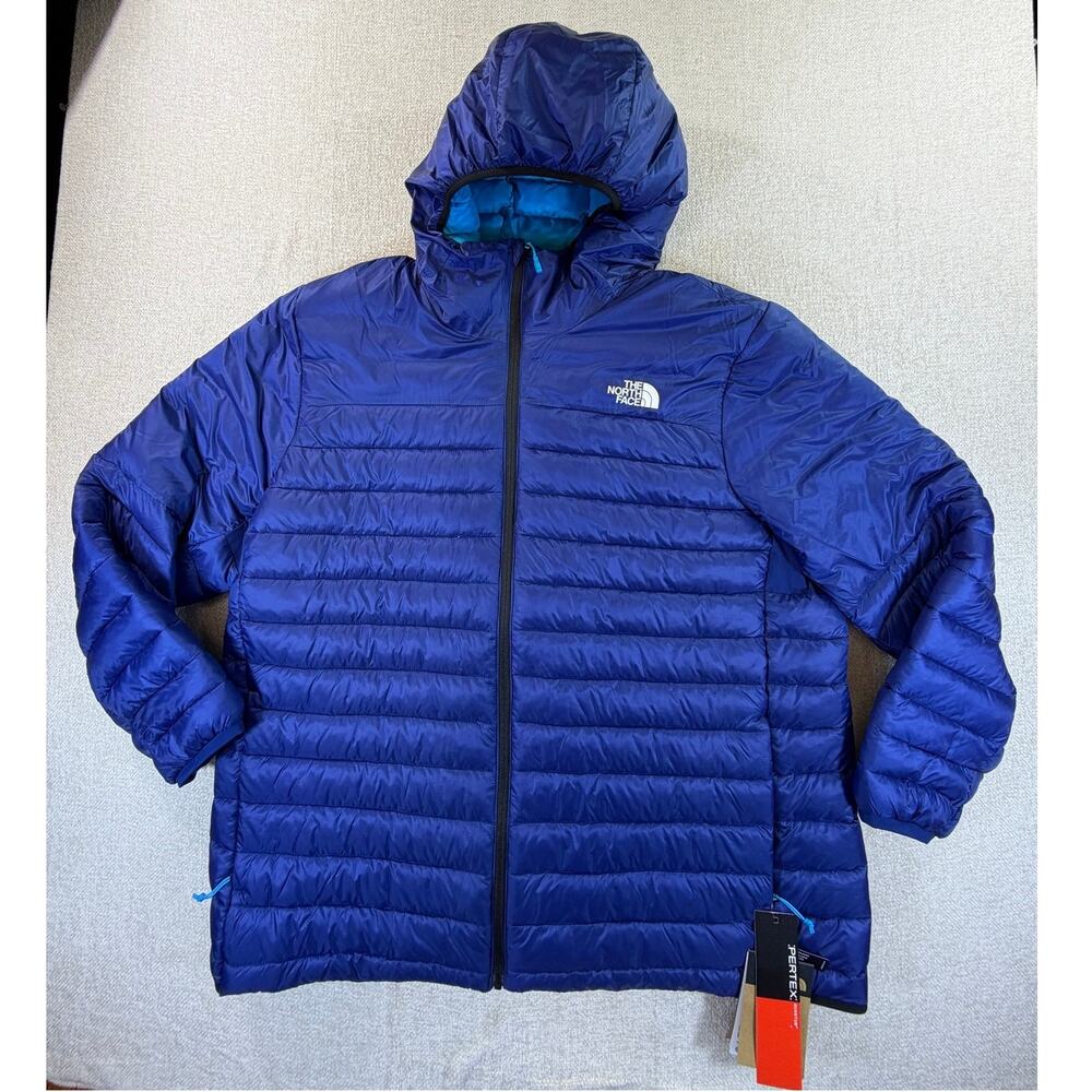 The North Face Men's Blue 2XL NWT Terra Peak Hoodie Full Zip Jacket Outdoor Coat